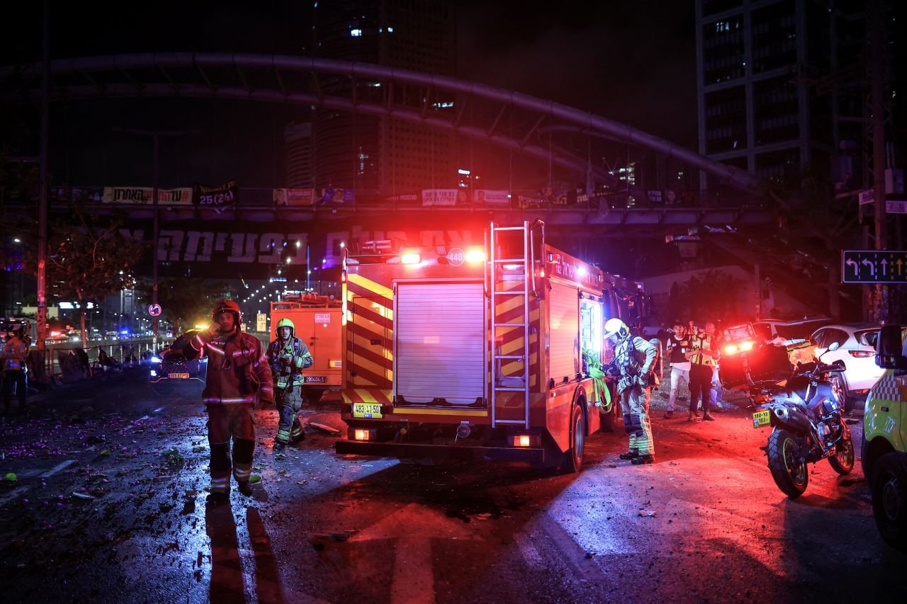 Iran-Israel Conflict Escalates: Missile Barrage Leaves Dozens Injured in Tel Aviv