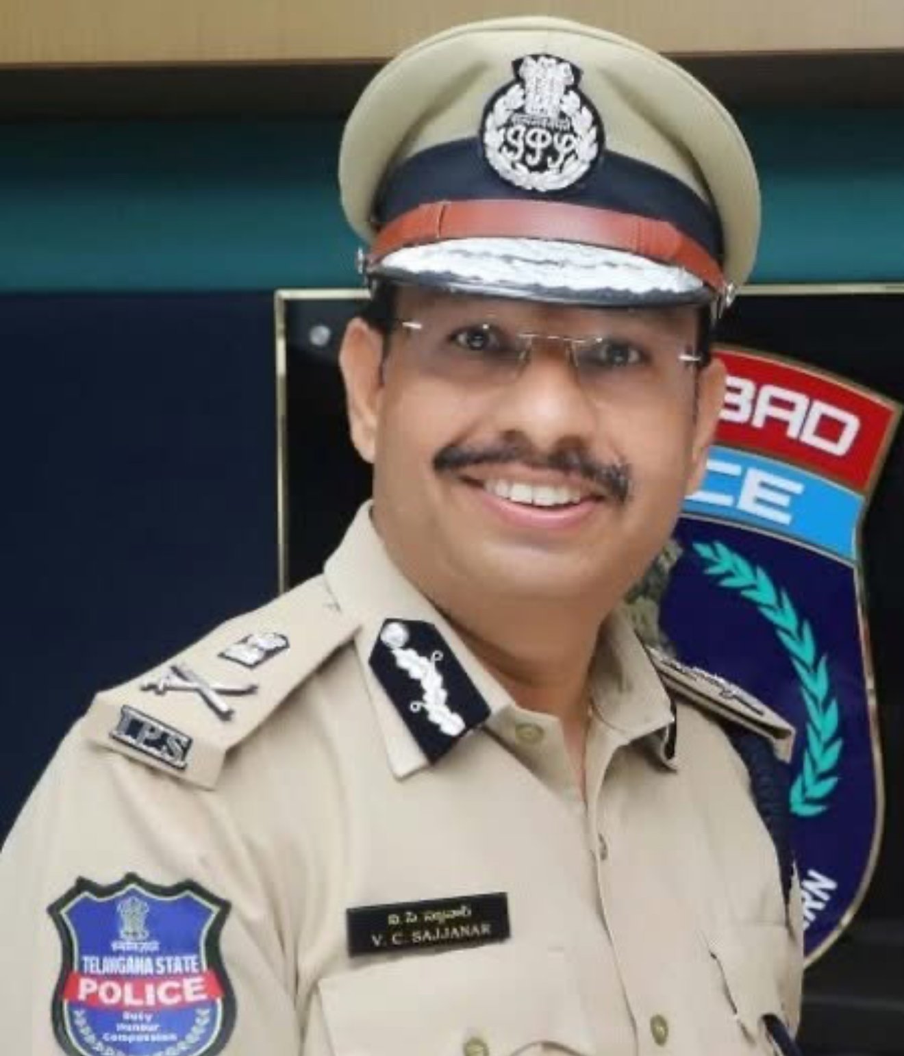 V.C. Sajjanar Takes Charge as Hyderabad Police Commissioner: Iron-Fisted Officer to Bolster City Security