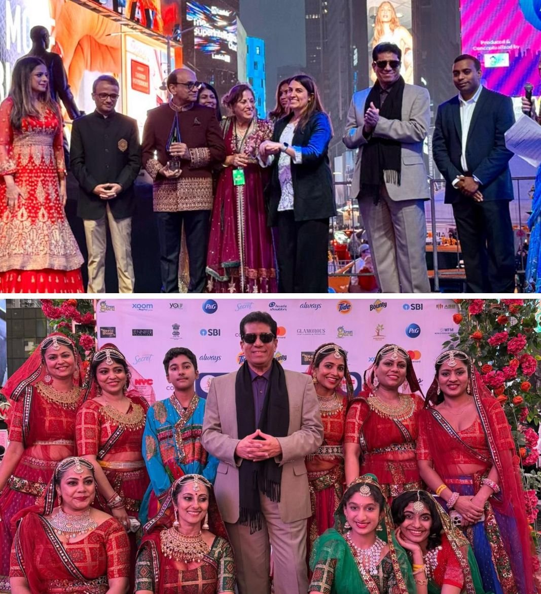 Senior Indian Politician Khaleequr Rahman Shines at 10th Annual Grand Diwali Celebrations in Times Square New York