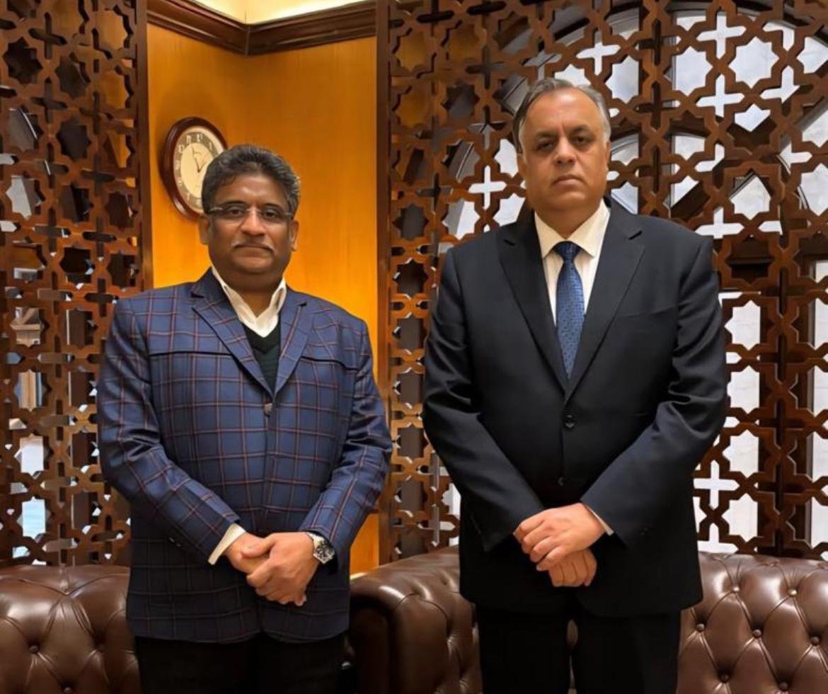 Indian Ambassador and MAN & MASAH Chairman Discuss Boosting India-Saudi Trade Ties
