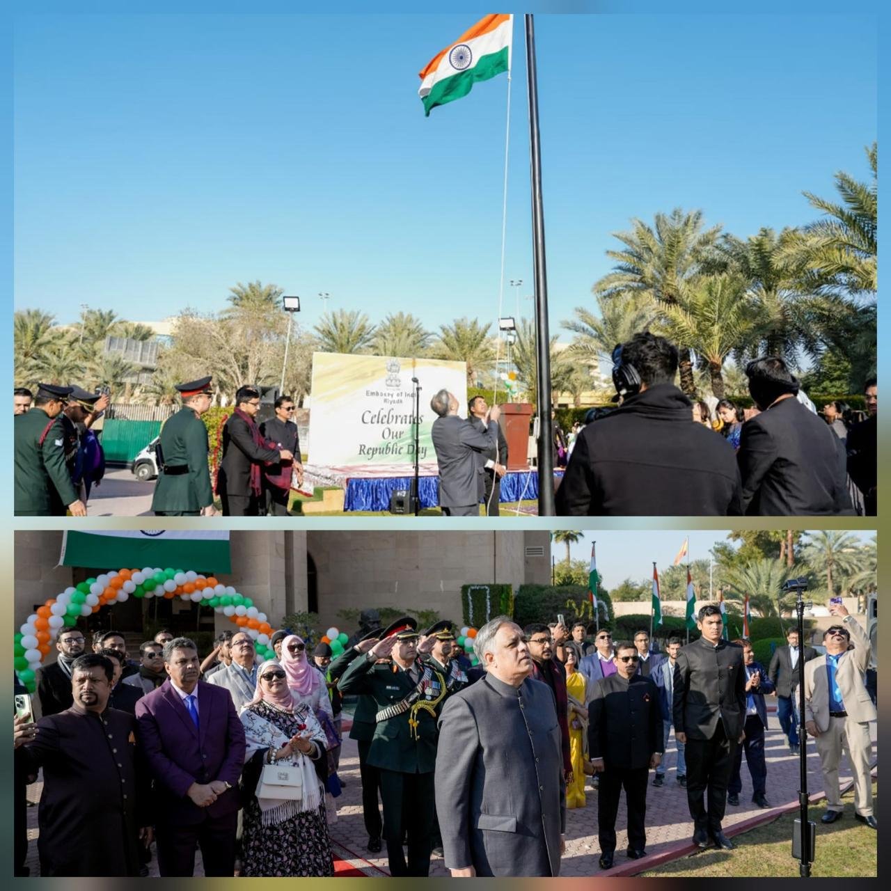Grand Celebration of India’s 77th Republic Day at Indian Embassy in Riyadh
