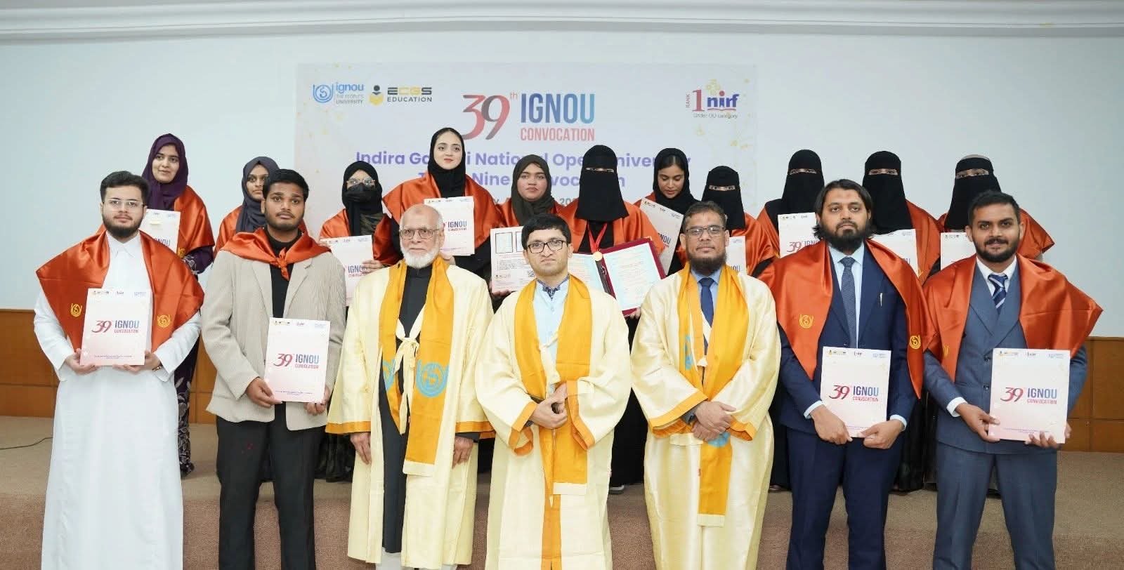 Milestone Moment in Jeddah as IGNOU 39th Convocation Honors Global Learners and Achievers