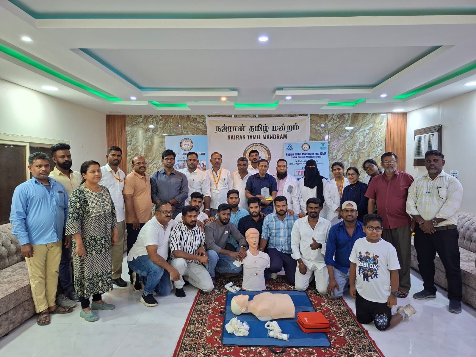 “FIRST 8” Life-Saving Initiative Equips Indian Community in Najran with Essential First-Aid Skills
