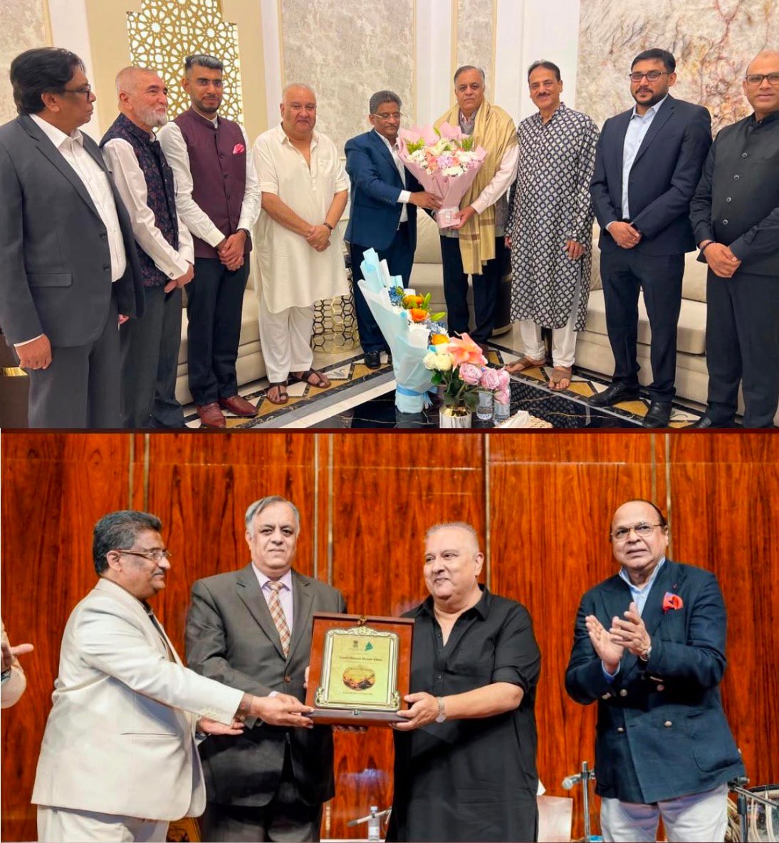 Indian Sitar Maestro Ustad Shujaat Husain Khan Given Warm Welcome in Riyadh