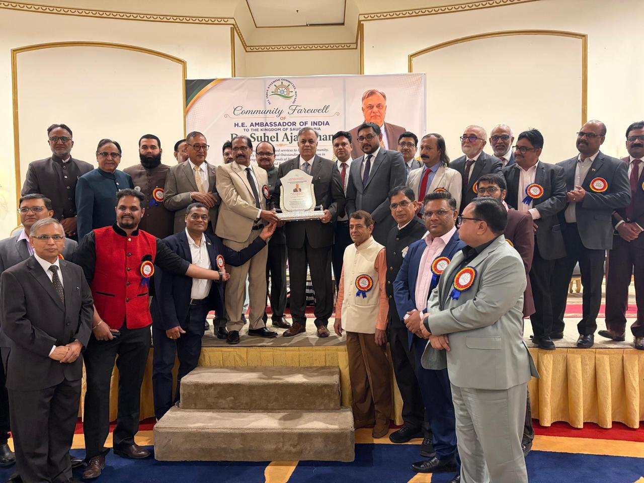 Indian Community in Riyadh Bids Grand Farewell to Outgoing Ambassador Dr. Suhel Ajaz Khan
