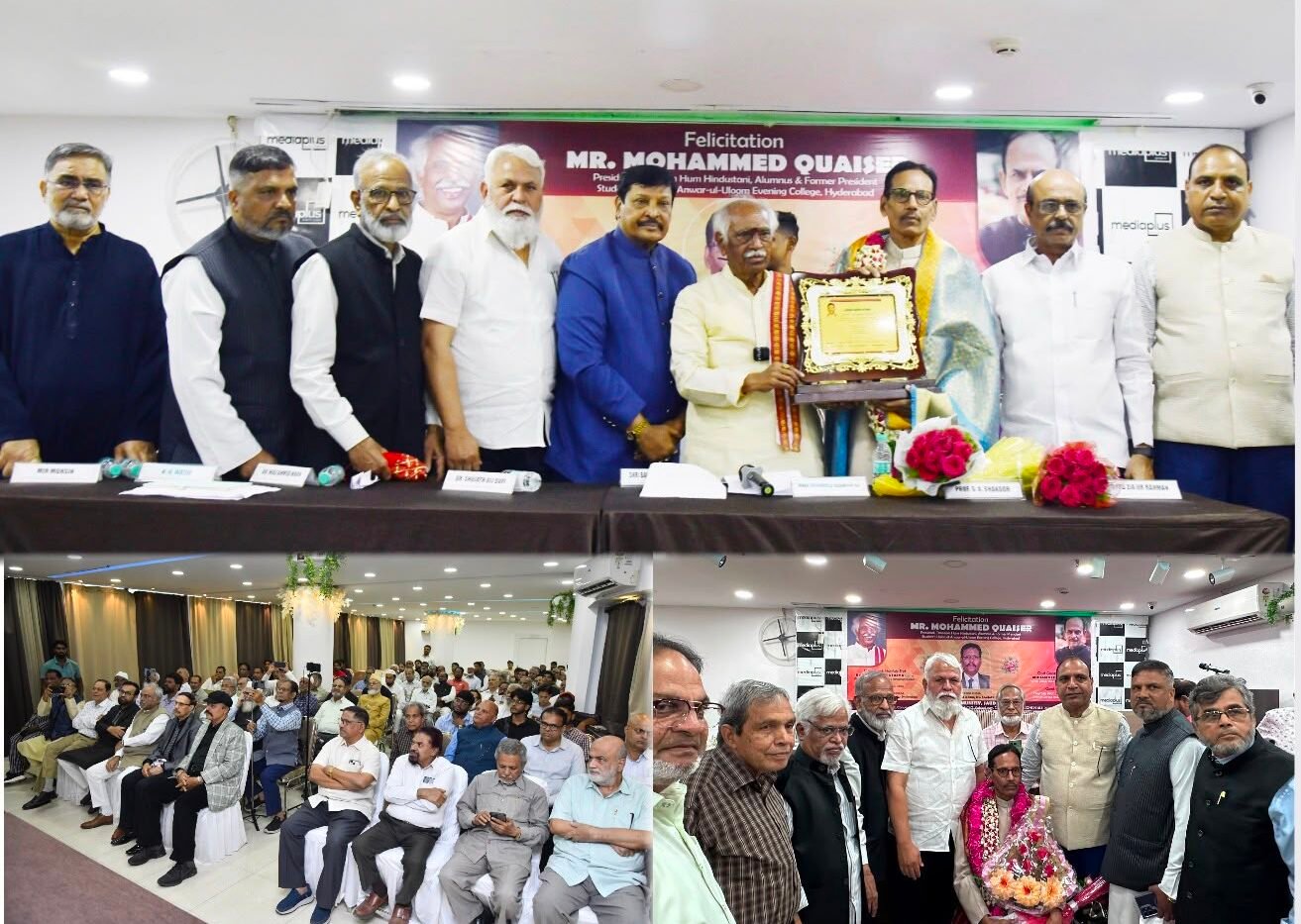 ‘I Stand Firmly with Gulf Indians’: Dattatreya Honours Mohammed Quaiser, Vows to Take NRI Issues to Centre