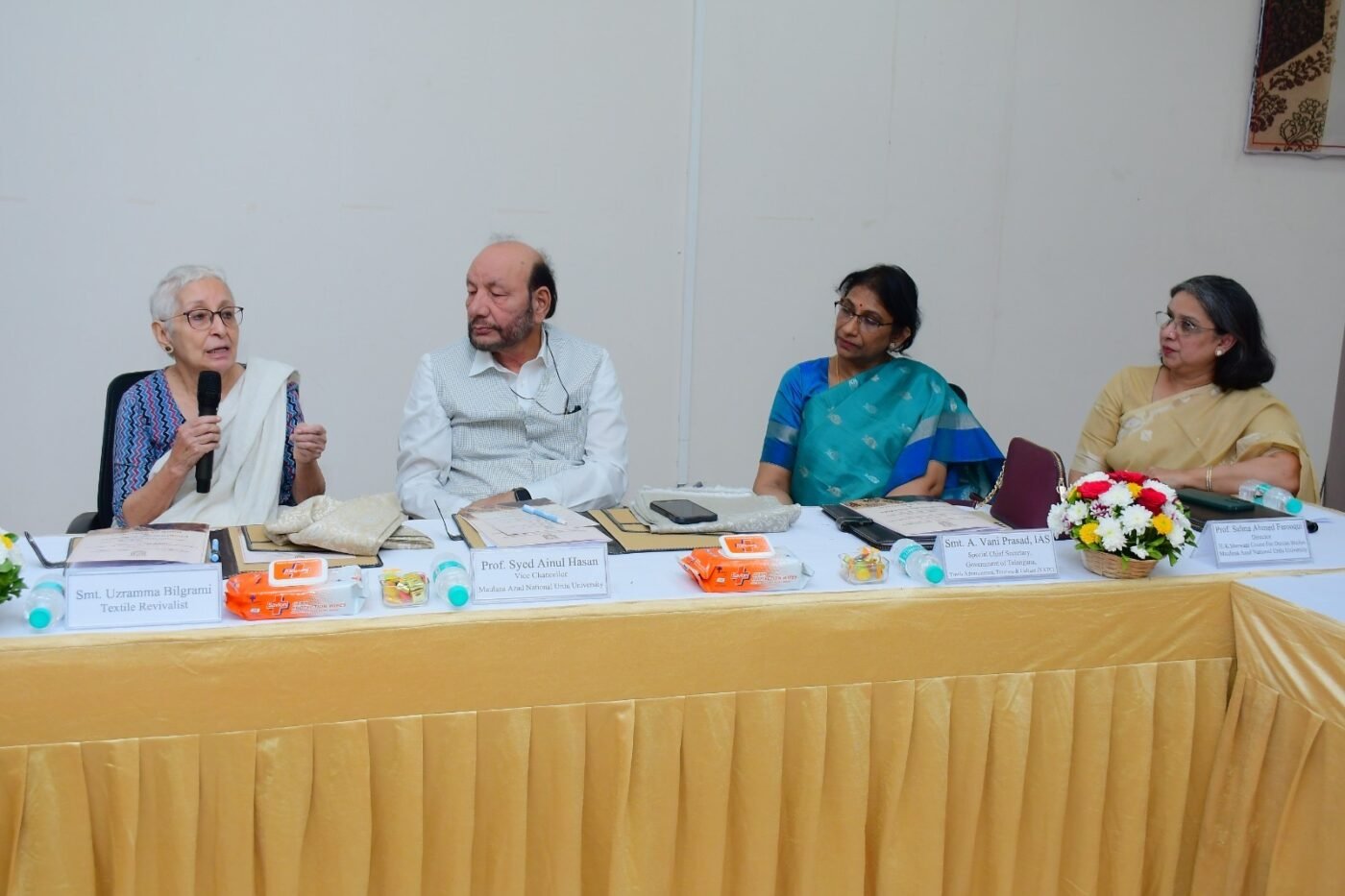 National Seminar on Textile Traditions of the Deccan Held at MANUU