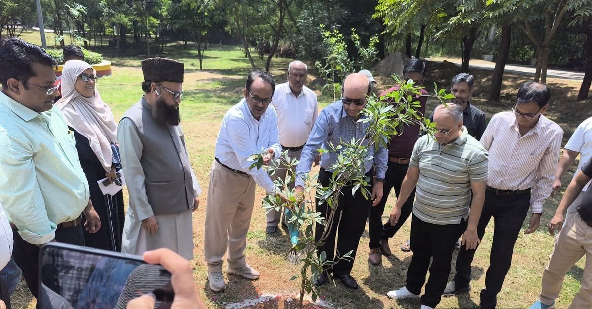 MANUU organises plantation drive under ‘Ek Ped Maa Ke Naam’ campaign