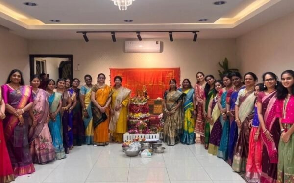 Telangana’s Iconic Bathukamma Festival Celebrated in Abha, Saudi Arabia, by SATA Community.