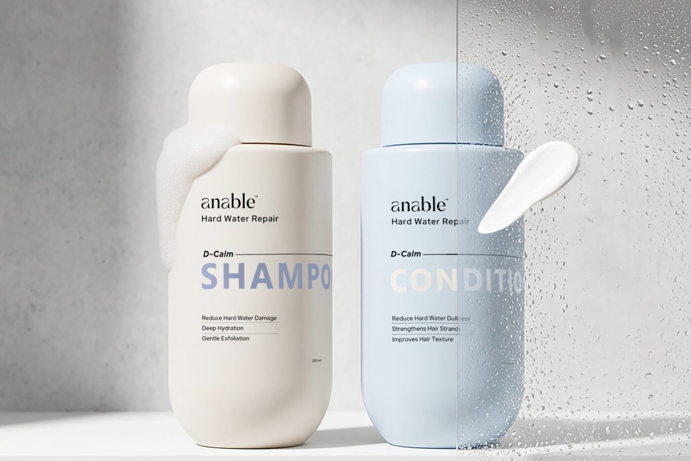 Dermis Oracle Launches Anable D-Calm Shampoo and Conditioner to Combat Hard Water Hair Damage