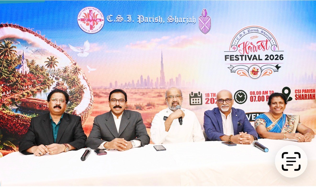 Sharjah CSI Parish to Host Grand Harvest Festival on October 18